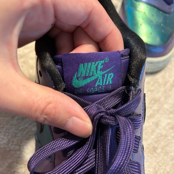 Nike Air Force 1 Low LV8 GS ‘Purple Neptune Green’ - Picture 4 of 8